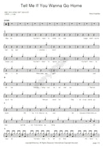 Tell Me If You Wanna Go Home Keira Knightley Full Drum Transcription / Drum Sheet Music COPYDRUM