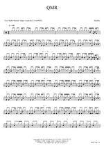 QMR Shuffler Full Drum Transcription / Drum Sheet Music COPYDRUM
