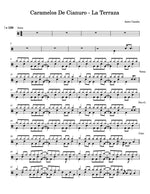 La Terraza Caramelos de Cianuro Full Drum Transcription / Drum Sheet Music Carlos Dias Aidos