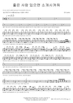 If You Know a Good Person, Introduce Me (좋은 사람 있으면 소개시켜줘) JOY (조이) Full Drum Transcription / Drum Sheet Music COPYDRUM