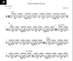 Never Never Love Simply Red Full Drum Transcription / Drum Sheet Music Drum Sheet MX