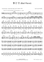 Red Flavor (빨간 맛) Red Velvet (레드벨벳) Full Drum Transcription / Drum Sheet Music COPYDRUM