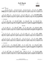 Fall Back Porch Light Full Drum Transcription / Drum Sheet Music Copydrum