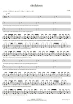 Skeletons Keshi Full Drum Transcription / Drum Sheet Music COPYDRUM