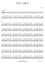 Aha! That’s Right (아하! 그렇지) Cho Yong Pil (조용필) Full Drum Transcription / Drum Sheet Music COPYDRUM