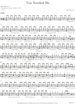 You Needed Me Anne Murray Full Drum Transcription / Drum Sheet Music COPYDRUM