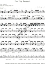 One Day Remains Alter Bridge Full Drum Transcription / Drum Sheet Music COPYDRUM