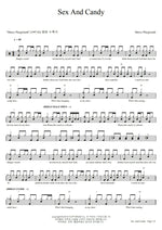 Sex and Candy Marcy Playground Full Drum Transcription / Drum Sheet Music COPYDRUM