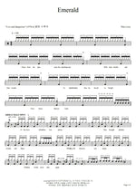 Emerald (Live) Thin Lizzy Full Drum Transcription / Drum Sheet Music COPYDRUM