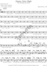 Jimmy Gets High Daniel Powter Full Drum Transcription / Drum Sheet Music COPYDRUM