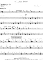 St. Louis Blues Eddie Higgins Trio Full Drum Transcription / Drum Sheet Music COPYDRUM