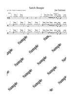 Satch Boogie Joe Satriani Full Drum Transcription / Drum Sheet Music KiwiDrums