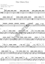 One Glass Eye Two Ton Shoe Full Drum Transcription / Drum Sheet Music COPYDRUM