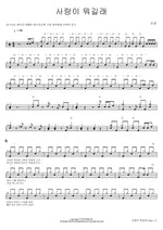 What Is Love (사랑이 뭐길래) Shin Sung (신성) Full Drum Transcription / Drum Sheet Music COPYDRUM