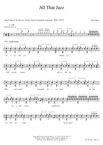 All That Jazz Mel Torme Full Drum Transcription / Drum Sheet Music COPYDRUM