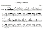 Coming Undone Korn Full Drum Transcription / Drum Sheet Music Franki Bio