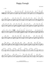 Happy Enough Sara Bareilles Full Drum Transcription / Drum Sheet Music COPYDRUM