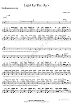 Light Up the Dark Gabrielle Aplin Full Drum Transcription / Drum Sheet Music COPYDRUM