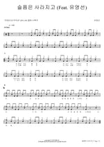 Sorrow Disappears (슬픔은 사라지고) Yoo Youngsun (유영선) Full Drum Transcription / Drum Sheet Music COPYDRUM