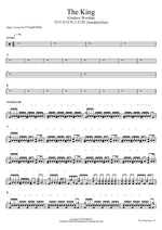 The King (Outdoor Worship) 아이자야씩스티원 (Isaiah6tyOne) Full Drum Transcription / Drum Sheet Music COPYDRUM
