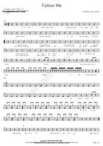 Follow Me Hardwell Full Drum Transcription / Drum Sheet Music COPYDRUM