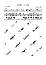 Sunday Morning Maroon 5 Full Drum Transcription / Drum Sheet Music KiwiDrums