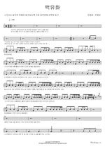 White Poppy (백유화) Yeeun Ahn, Yerin Woo (안예은 , 우예린) Full Drum Transcription / Drum Sheet Music COPYDRUM