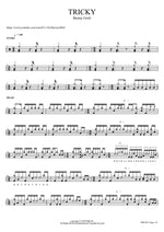 TRICKY Benny Greb Full Drum Transcription / Drum Sheet Music COPYDRUM