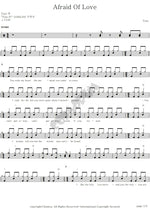 Afraid of Love Toto Full Drum Transcription / Drum Sheet Music COPYDRUM