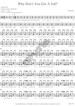 Why Don't You Get A Job The Offspring Full Drum Transcription / Drum Sheet Music COPYDRUM