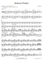 Bedroom Warfare One Ok Rock (ワンオクロック) Full Drum Transcription / Drum Sheet Music COPYDRUM
