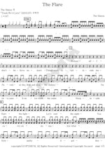 HIATUS The Flare Full Drum Transcription / Drum Sheet Music COPYDRUM
