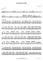 Lust for Life Gamma Ray Full Drum Transcription / Drum Sheet Music COPYDRUM