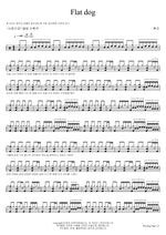 Flat dog 혁오 Full Drum Transcription / Drum Sheet Music COPYDRUM