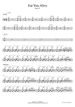 Eat You Alive Sum 41 Full Drum Transcription / Drum Sheet Music COPYDRUM