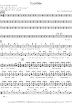 Satellite Dave Matthews Band Full Drum Transcription / Drum Sheet Music COPYDRUM