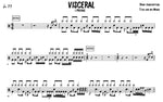 Visceral I Prevail Full Drum Transcription / Drum Sheet Music Titus van der Woude