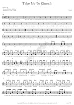 Take Me To Church Hozier Full Drum Transcription / Drum Sheet Music COPYDRUM