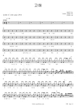 Confession (고해) Lim Jaebeom (임재범) Full Drum Transcription / Drum Sheet Music COPYDRUM