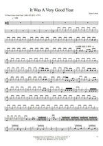 It Was a Very Good Year James Cotton Full Drum Transcription / Drum Sheet Music COPYDRUM