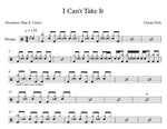 I Can't Take it Cheap Trick Full Drum Transcription / Drum Sheet Music Franki Bio