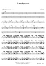 Bossa Baroque Dave Grusin Full Drum Transcription / Drum Sheet Music COPYDRUM