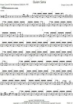 Quien Sera Grupo Corvo Full Drum Transcription / Drum Sheet Music COPYDRUM