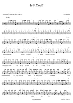 Is It You Lee Ritenour Full Drum Transcription / Drum Sheet Music COPYDRUM