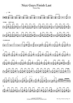 Nice Guys Finish Last Green Day Full Drum Transcription / Drum Sheet Music COPYDRUM
