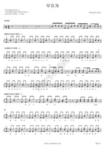 Rainbow (무지개) Christian Camp Korea (기독교캠프코리아) Full Drum Transcription / Drum Sheet Music COPYDRUM