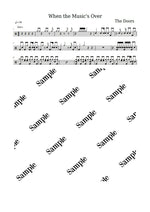 When the Music's Over The Doors Full Drum Transcription / Drum Sheet Music KiwiDrums