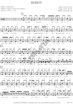 Robot CNBLUE (씨엔블루) Full Drum Transcription / Drum Sheet Music COPYDRUM
