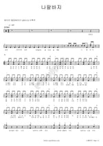 Napal Baji (나팔바지) PSY (싸이) Full Drum Transcription / Drum Sheet Music COPYDRUM