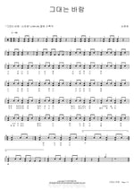 Dong Sook’s Song (동숙의 노래) Moon Ju Ran (문주란) Full Drum Transcription / Drum Sheet Music COPYDRUM